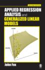 Image for Applied regression analysis and generalized linear models