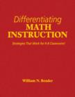 Image for Differentiating Math Instruction