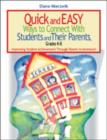 Image for Quick and Easy Ways to Connect With Students and Their Parents, Grades K-8