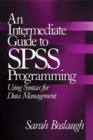 Image for An intermediate guide to SPSS programming  : using syntax for data management