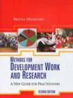 Image for Methods for Development Work and Research