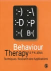 Image for Behaviour therapy  : techniques, research and applications