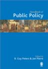 Image for Handbook of Public Policy