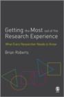 Image for Getting the Most Out of the Research Experience