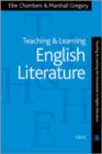 Image for Teaching and Learning English Literature
