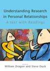 Image for Understanding Research in Personal Relationships