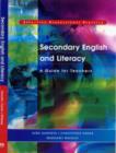 Image for Secondary English and literacy