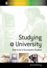 Image for Studying @ university  : how to be a successful student