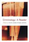Image for Criminology  : a reader