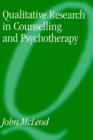 Image for Qualitative Research in Counselling and Psychotherapy