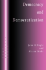 Image for Democracy and democratization  : post-communist Europe in comparative perspective