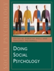 Image for Doing Social Psychology