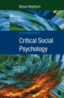 Image for An Introduction to Critical Social Psychology