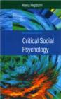 Image for An introduction to critical social psychology