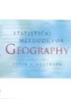 Image for Statistical methods for geography