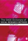 Image for The SAGE Dictionary of Social Research Methods