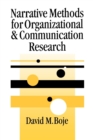 Image for Narrative methods for organizational and communication research