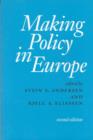 Image for Making Policy in Europe