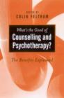 Image for What&#39;s the good of counselling &amp; psychotherapy?  : the benefits explained