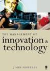 Image for The management of innovation and technology  : the shaping of the market economy