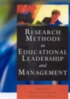 Image for Research methods in educational leadership and management