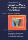 Image for Handbook of industrial, work and organizational psychology