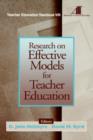 Image for Research on Effective Models for Teacher Education