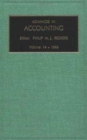 Image for Advances in accountingVol. 14: 1996