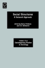 Image for Social Structures : A Network Approach