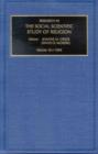Image for Research in the Social Scientific Study of Religion, Volume 10