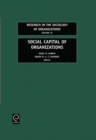 Image for Social capital in organizations