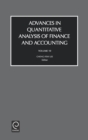 Image for Advances in quantitative analysis of finances and accountingVol. 10