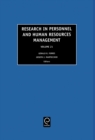 Image for Research in personnel and human resources managementVol. 21