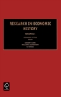Image for Research in economic historyVol. 21