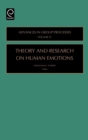 Image for Theory and Research on Human Emotions