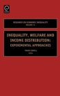 Image for Inequality, welfare and income distribution  : experimental approaches