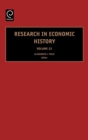 Image for Research in economic historyVol. 22