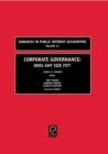 Image for Corporate governance  : does any size fit?