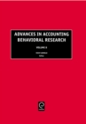 Image for Advances in accounting behavioral researchVol. 8