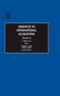 Image for Advances in international accountingVol. 18