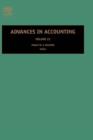 Image for Advances in accountingVol. 22