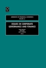 Image for Issues in Corporate Governance and Finance