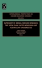Image for Autonomy in social science research  : the view from United Kingdom and Australian universities
