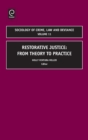 Image for Restorative justice  : from theory to practice