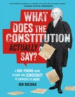 Image for What does the constitution actually say?  : a non-boring guide to how our democracy is supposed to work
