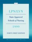 Image for LPN/LVN, State-approved Schools of Nursing, 1999 : Meeting Minimum Requirements Set by Law and Board Rules in the Various Jurisdictions