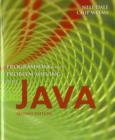 Image for Programming And Problem Solving With Java