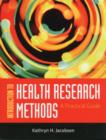 Image for OUT OF PRINT: Introduction To Health Research Methods