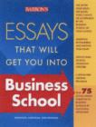 Image for Barron&#39;s essays that will get you into business school
