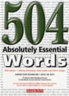 Image for 504 Absolutely Essential Words 5th edition
